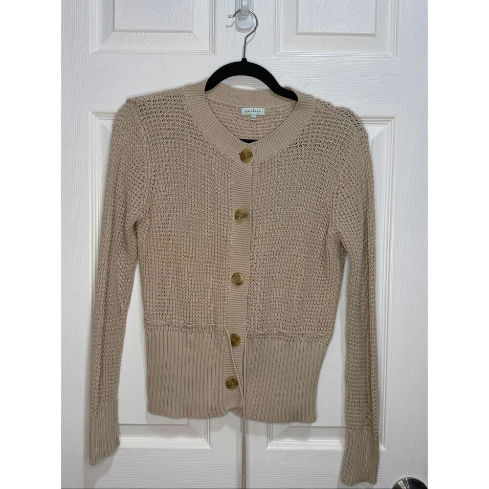 Parabeau knit button down cardigan Medium